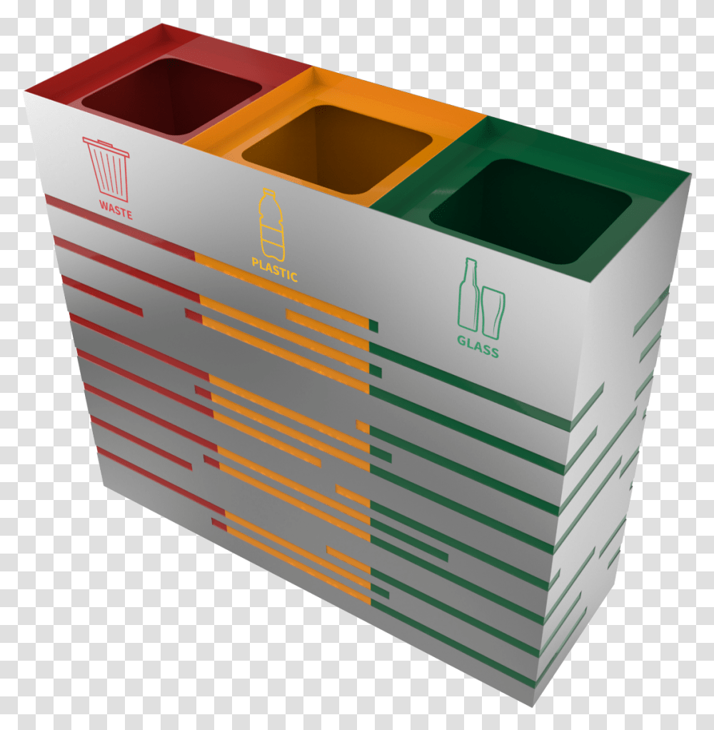 Strainless Steel Trash Bins For Selective Waste Collection Box, Cardboard, Carton Transparent Png