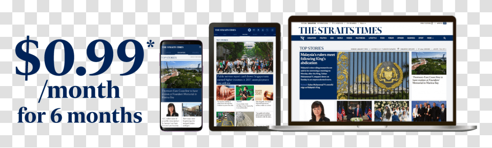 Straits Times Subscription Ad, Mobile Phone, Electronics, Cell Phone, Person Transparent Png