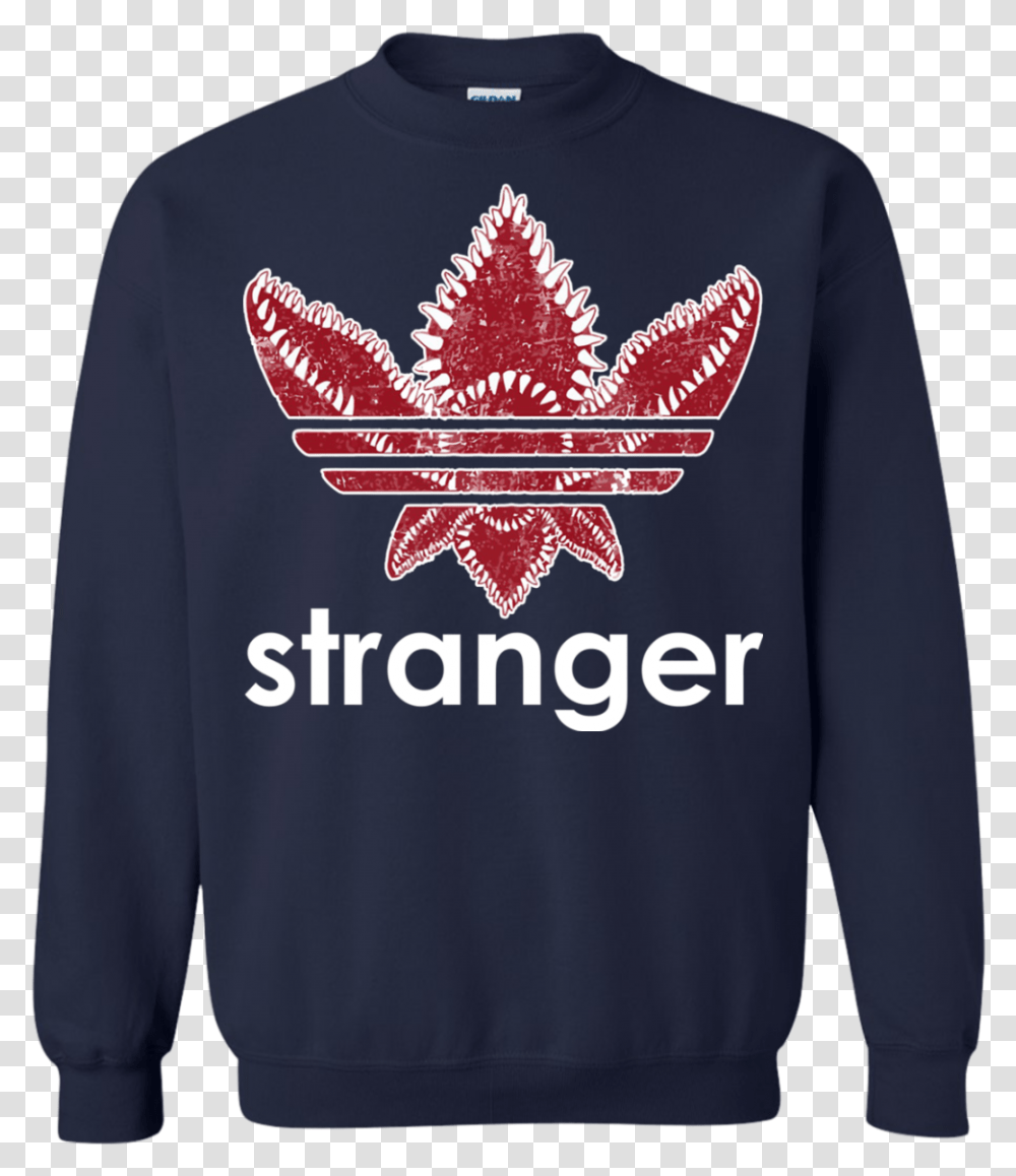 Stranger Things Adidas Logo Shirt Get A Lesbian For Christmas, Clothing, Apparel, Sleeve, Long Sleeve Transparent Png