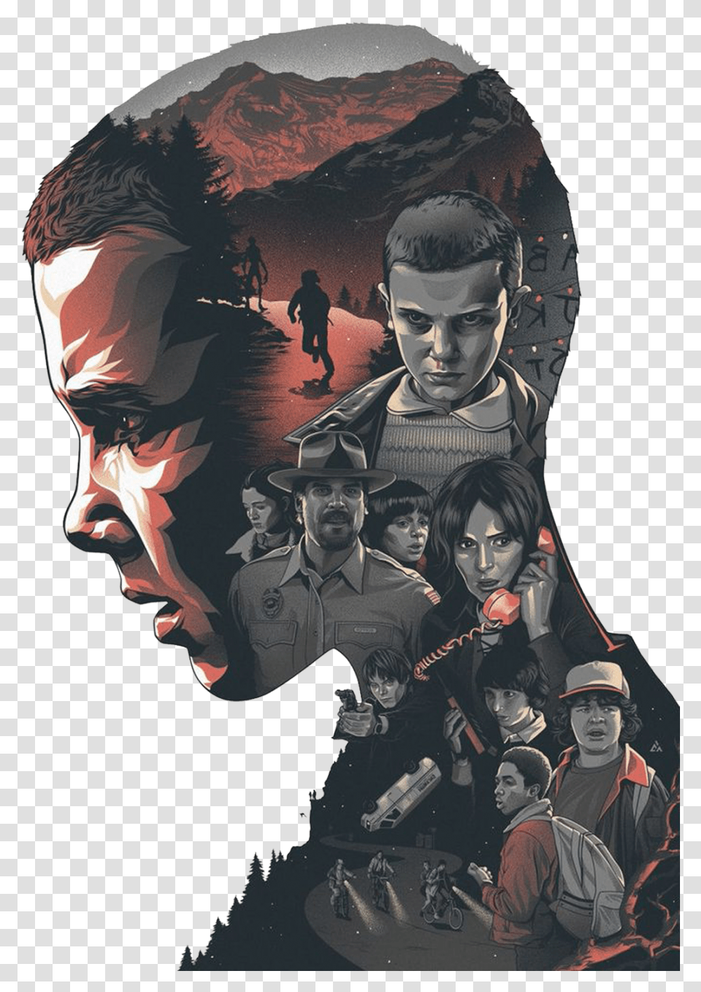 Stranger Things Characters, Person, Human, Hat Transparent Png