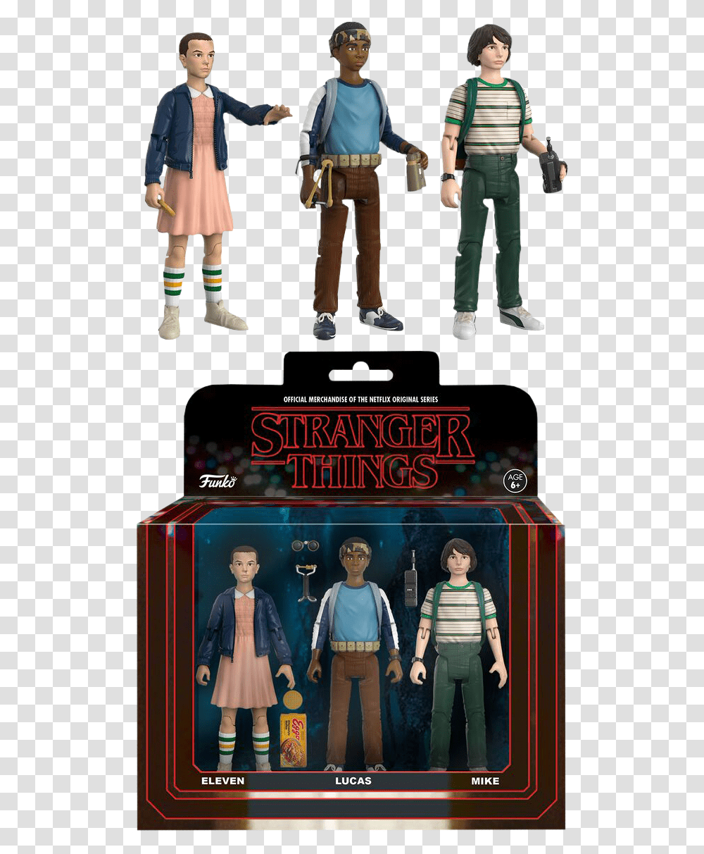 Stranger Things Download Stranger Things Action Figure, Person, Sleeve, Long Sleeve Transparent Png
