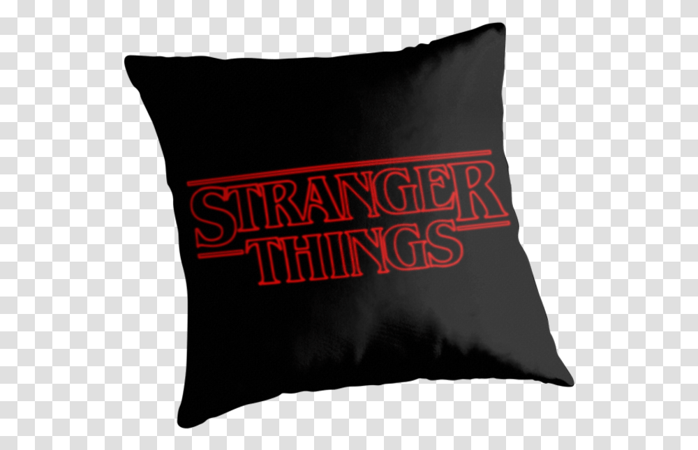 Stranger Things Logo, Pillow, Cushion Transparent Png