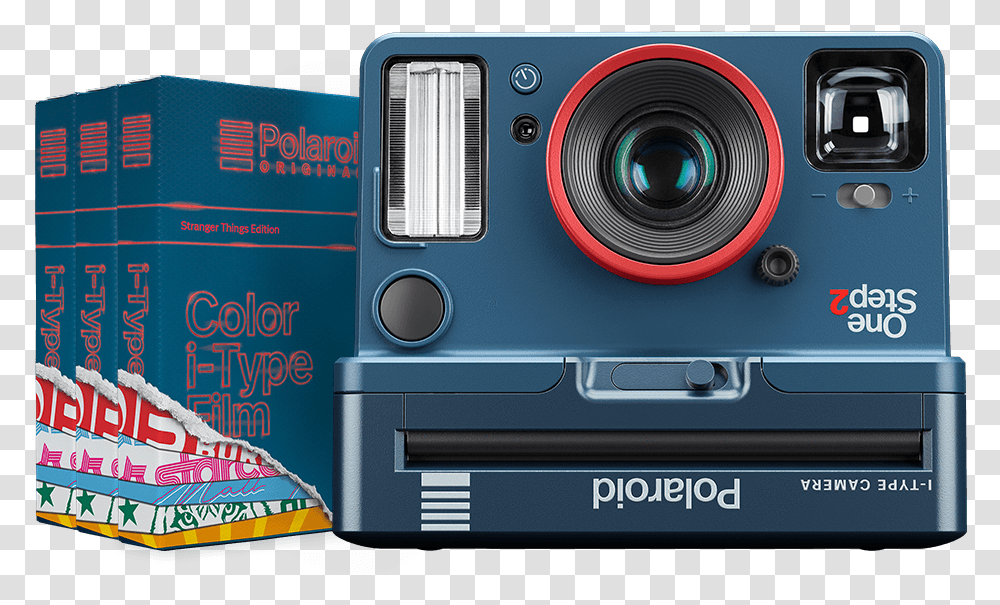 Stranger Things Polaroid Camera, Electronics, Digital Camera, Machine, Projector Transparent Png