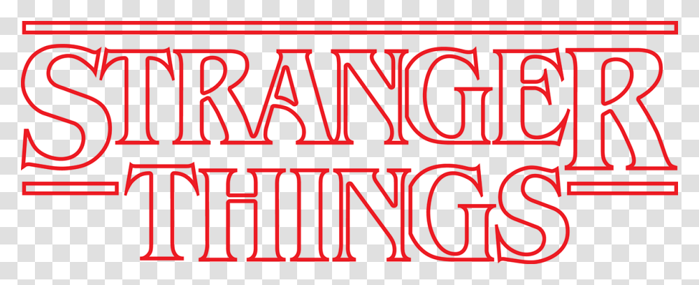 Stranger Things Title, Label, Word, Alphabet Transparent Png