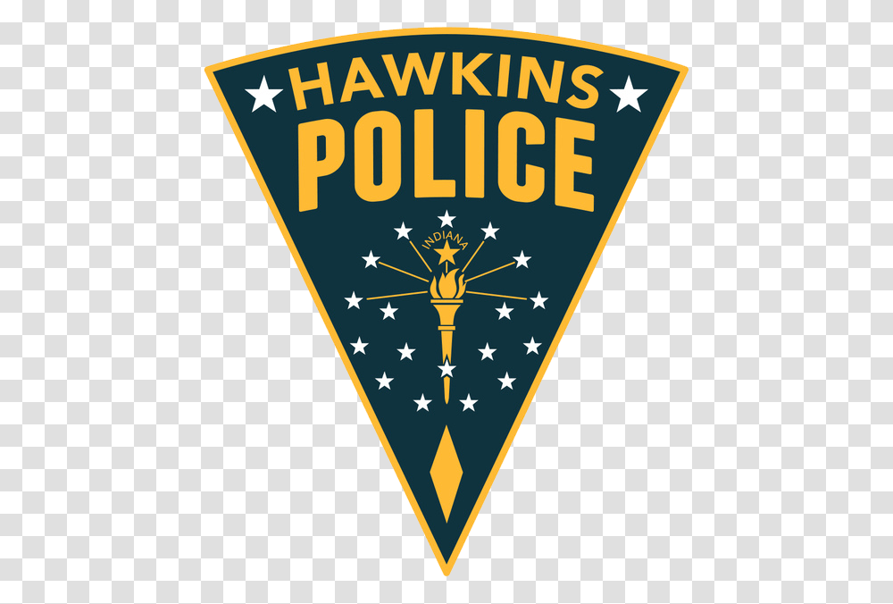 Stranger Things Wiki Hawkins Police, Logo, Label Transparent Png