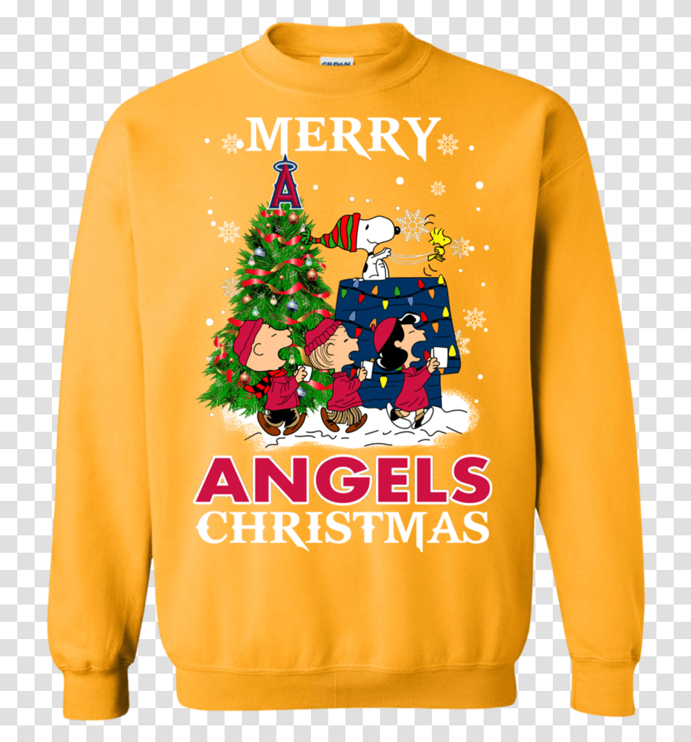 Stranger Things Yellow Sweatshirt Colorado Avalanche Christmas Sweater, Clothing, Apparel, Plant, Tree Transparent Png