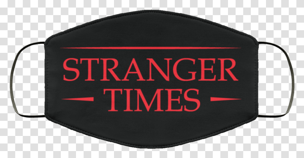 Stranger Times From Things Tv Show Movies Face Mask Keychain, Label, Text, Word, Symbol Transparent Png