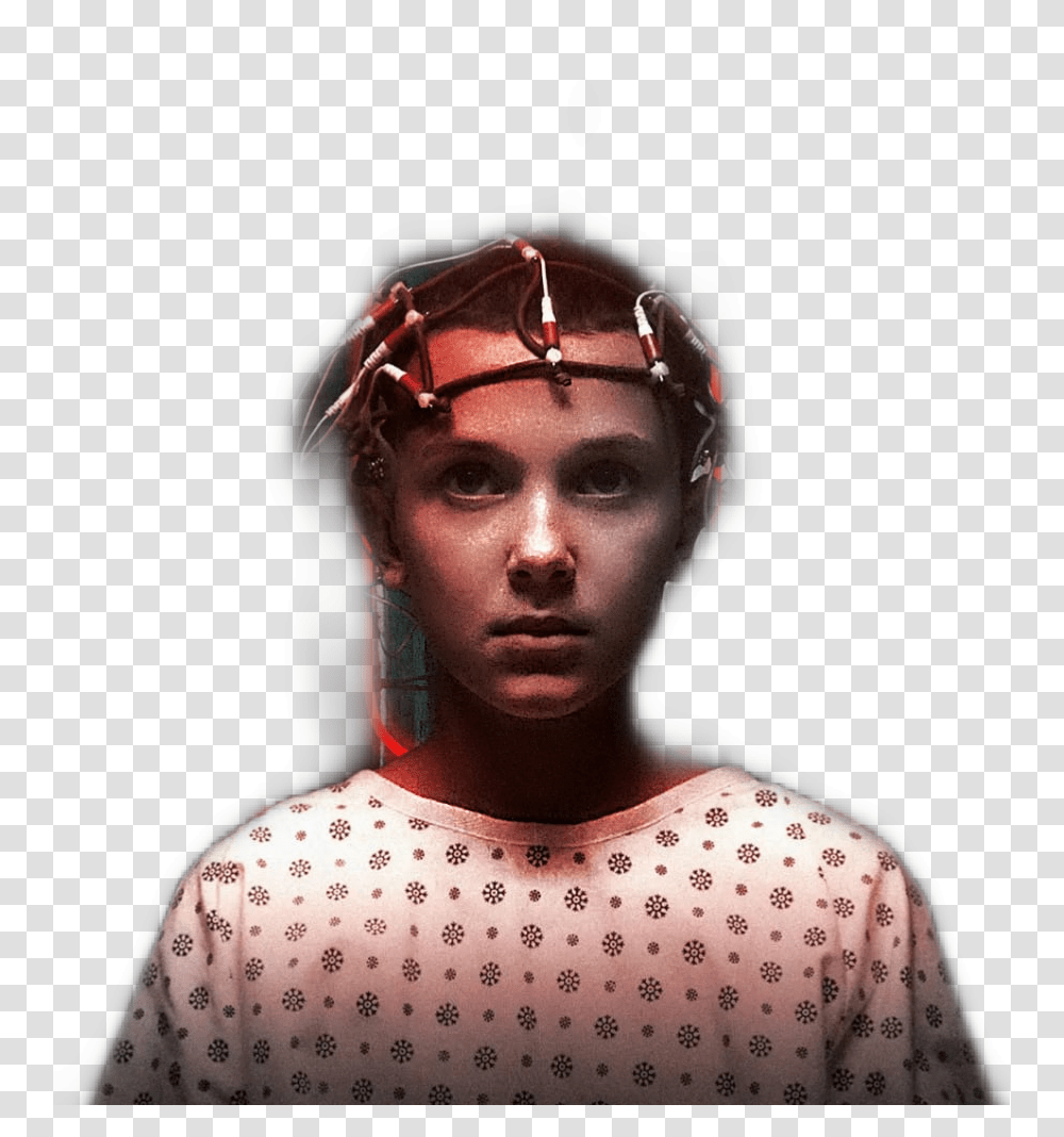 Strangerthings Eleven 11 Sticker Stranger Things Millie Bobby Brown, Face, Person, Head Transparent Png