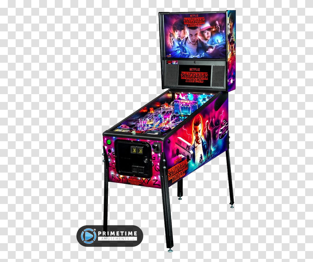 Strangerthings Propibnall Stern Pinball Stranger Things, Monitor, Screen, Electronics, Display Transparent Png