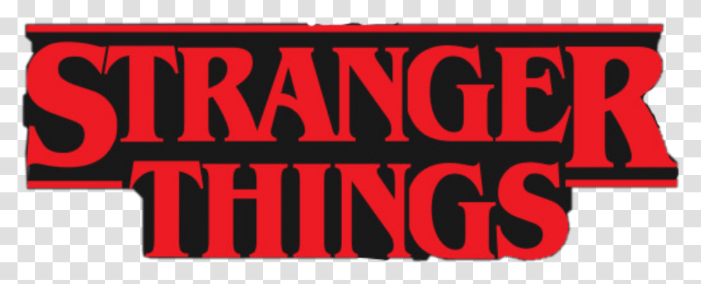 Strangerthingslogo Stranger Things Logo Red Black Carmine, Word, Alphabet, Label Transparent Png