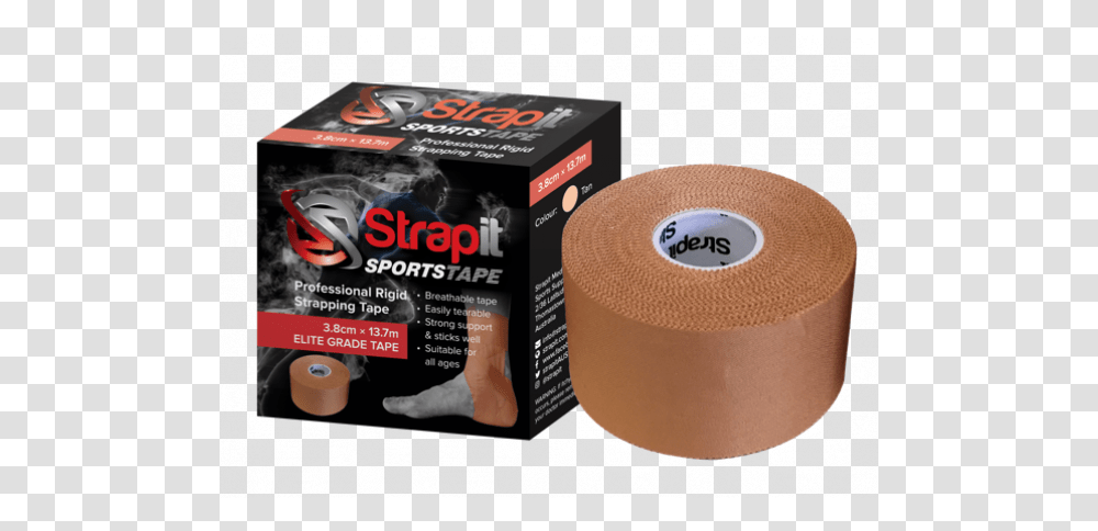 Strapit 38mm Professional Sports Strapping Tape Brown Strapping Tape Transparent Png