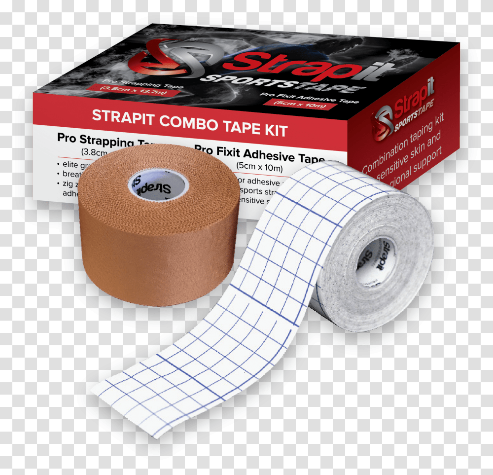 Strapit 38mm Professional Sports Strapping Tape Strapit Medical Amp Sports Supplies Pty. Ltd., Bandage, First Aid, Paper, Towel Transparent Png