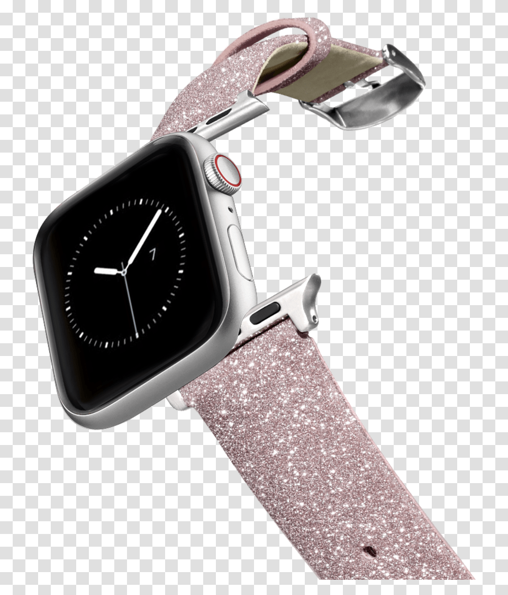 Straps For Silver Apple Watch, Wristwatch, Analog Clock, Digital Watch Transparent Png