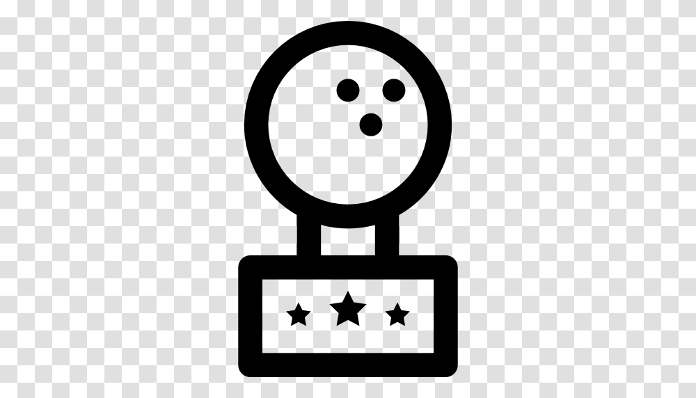 Strategy Bowling Game Leisure Sports Icon, Stencil, Star Symbol, Sign Transparent Png