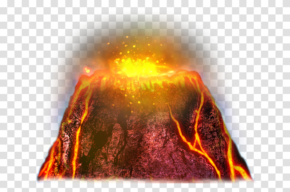 Stratovolcano, Mountain, Outdoors, Nature, Eruption Transparent Png