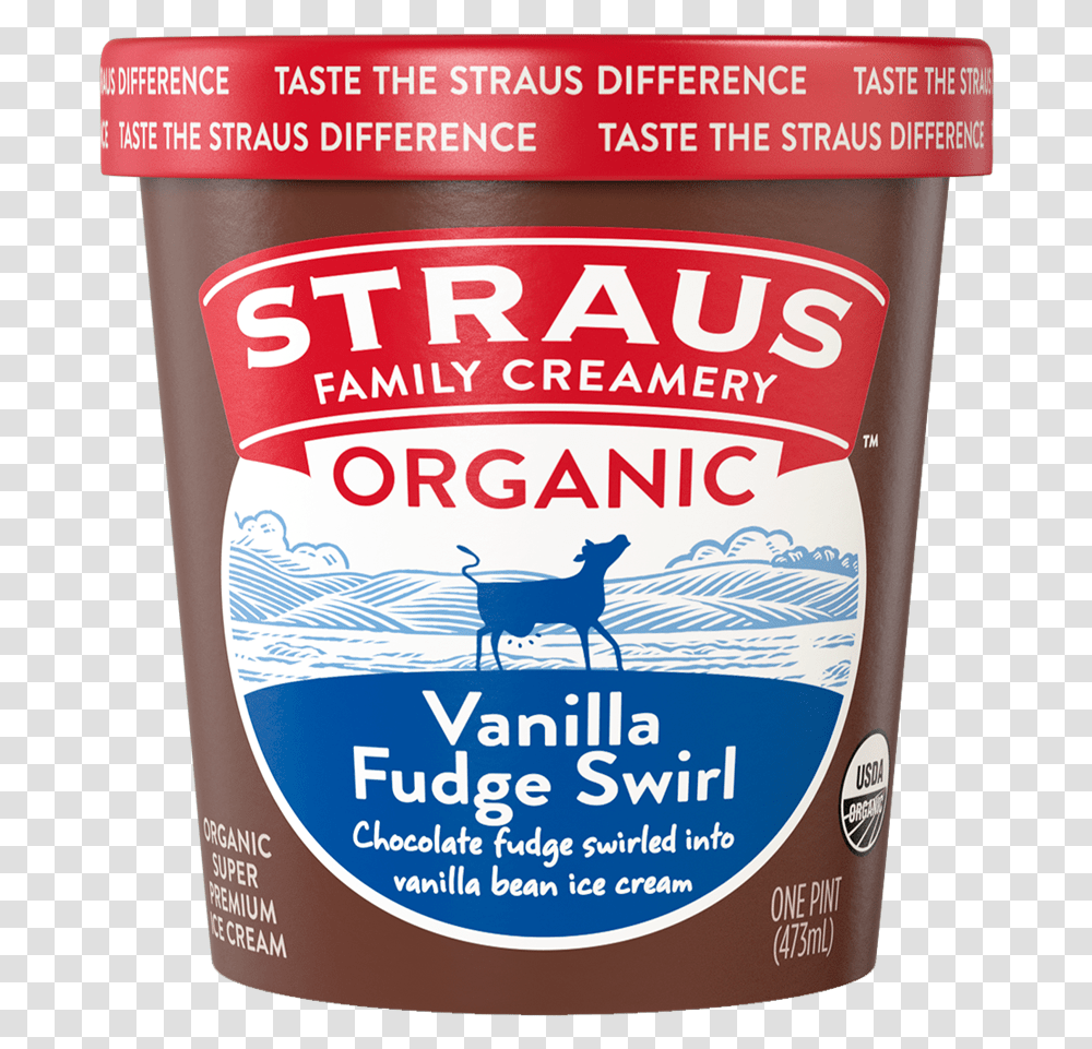 Straus Organic Ice Cream, Food, Dessert, Yogurt, Bottle Transparent Png