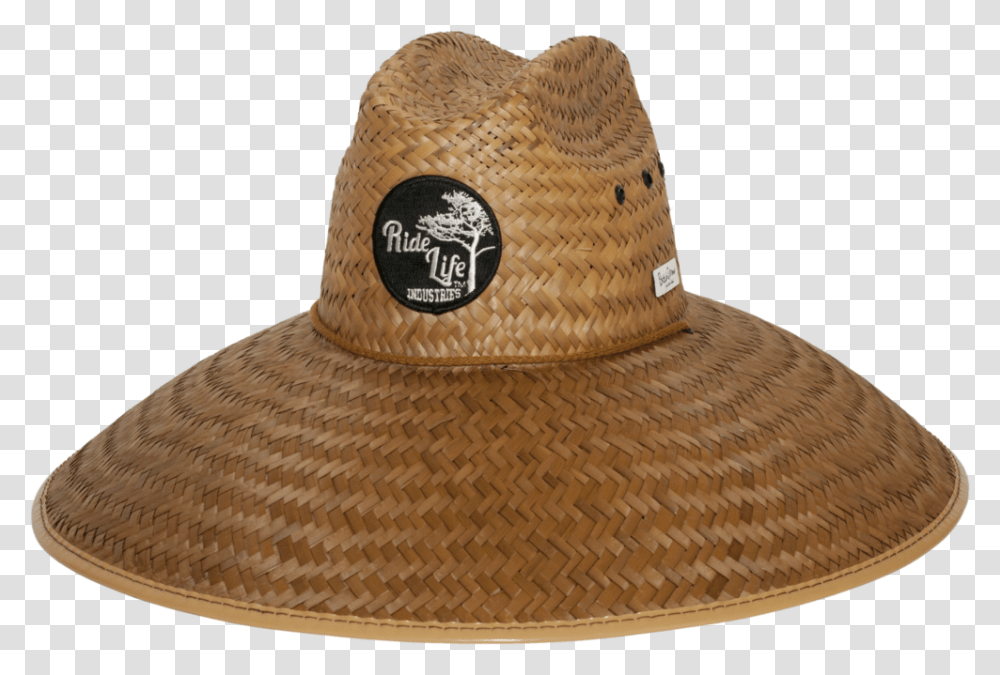 Straw Hat Black Og Front Baseball Cap, Apparel, Sun Hat, Cowboy Hat Transparent Png