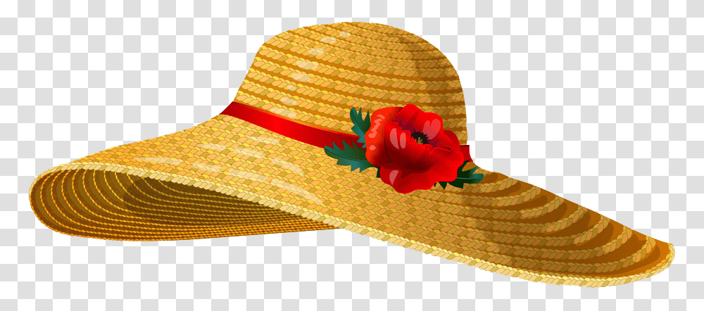 Straw Hat, Apparel, Sombrero, Sun Hat Transparent Png