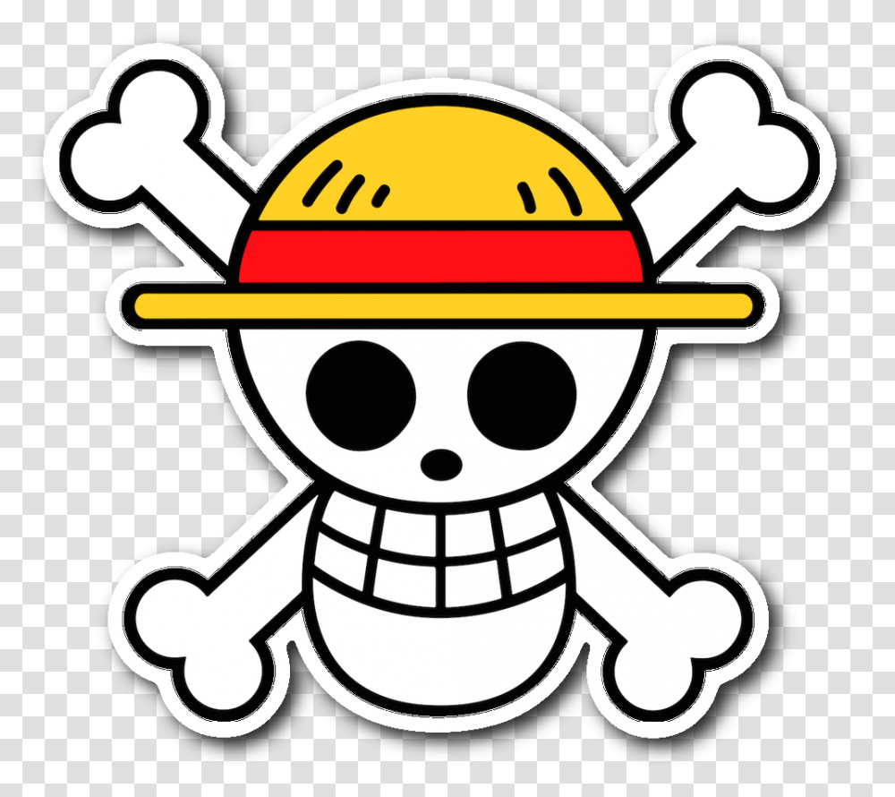 Straw Hat Pirates Luffy Symbol Sticker Logo One Piece, Lawn Mower, Tool, Mascot, Fireman Transparent Png