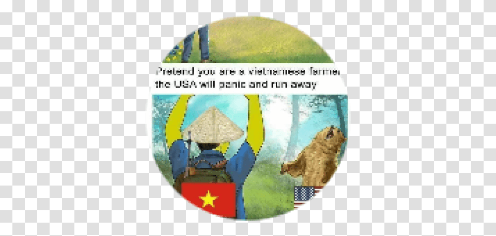Straw Hat Roblox Vietnam Memes, Outdoors, Person, Flyer, Nature Transparent Png