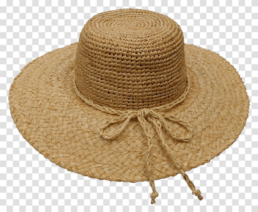 Straw Hat Straw Hat, Apparel, Sun Hat, Rug Transparent Png