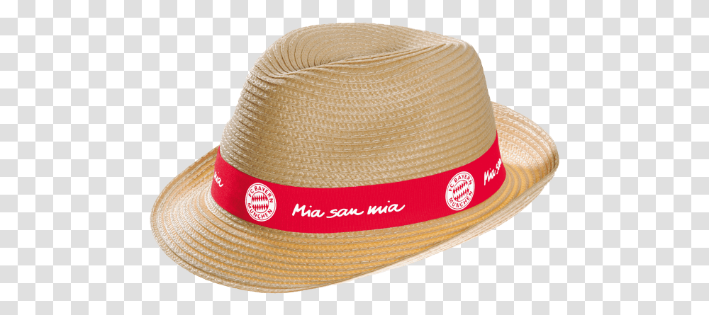 Straw Hat Strohhut Fc Bayern Mnchen, Apparel, Sun Hat, Sombrero Transparent Png