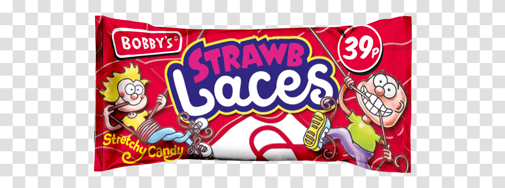 Strawb Laces Bobbys Sweets, Food, Candy, Gum Transparent Png