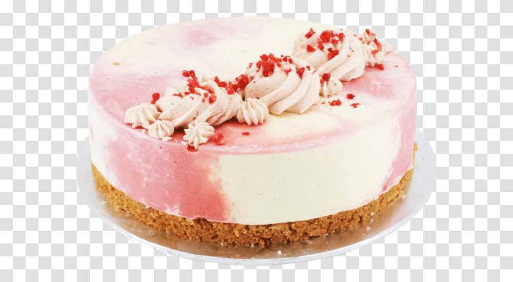 Strawberries Amp Cream Cheesecake, Birthday Cake, Dessert, Food, Creme Transparent Png
