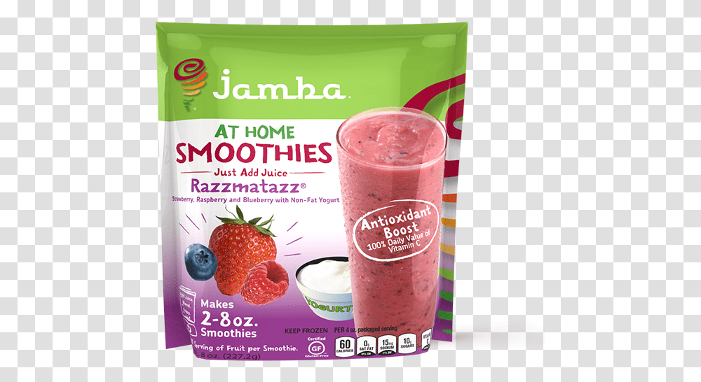 Strawberries Wild Jamba Juice, Beverage, Drink, Strawberry, Fruit Transparent Png