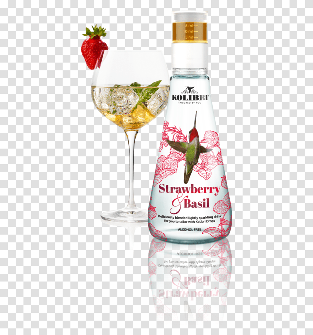 Strawberry Amp Basil Kolibri Getrnk, Cocktail, Alcohol, Beverage, Liquor Transparent Png