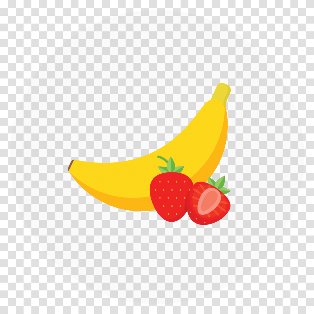 Strawberry And Banana, Fruit, Plant, Food Transparent Png