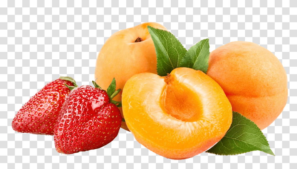 Strawberry And Peaches, Orange, Citrus Fruit, Plant, Food Transparent Png