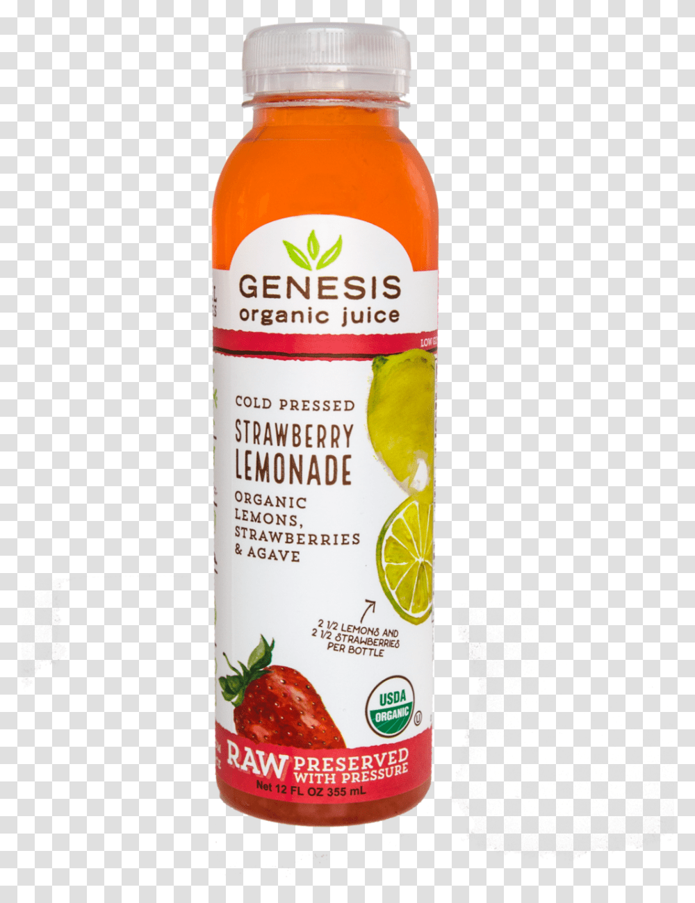 Strawberry Apple - Genesis Juice Portable Network Graphics, Label, Text, Bottle, Ketchup Transparent Png