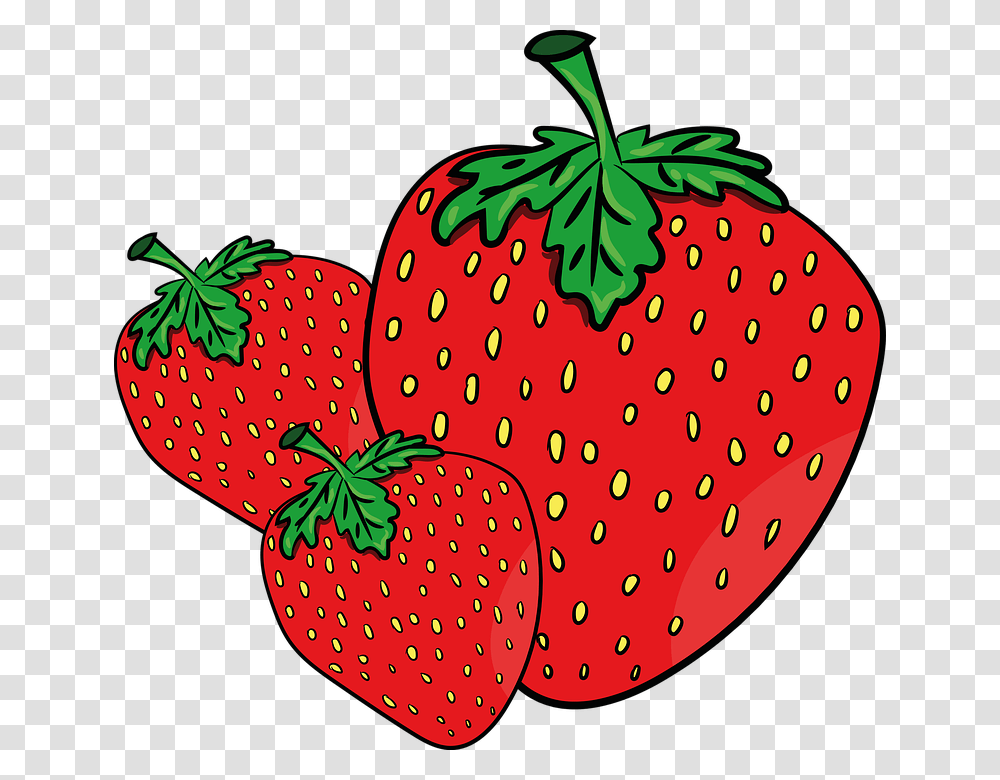 Strawberry Banana Clipart Background Bunga Strawberry Vector, Fruit, Plant, Food, Rug Transparent Png