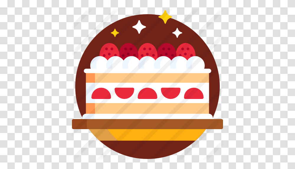 Strawberry Cake, Cream, Dessert, Food, Sweets Transparent Png