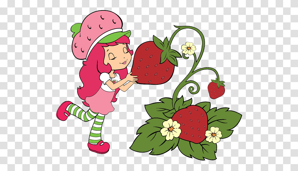 Strawberry Cartoon Cliparts, Fruit, Plant, Food, Elf Transparent Png