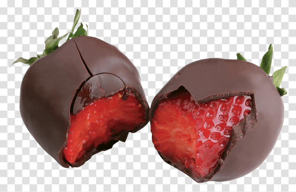 Strawberry Chocolate Strawberries Background Transparent Png