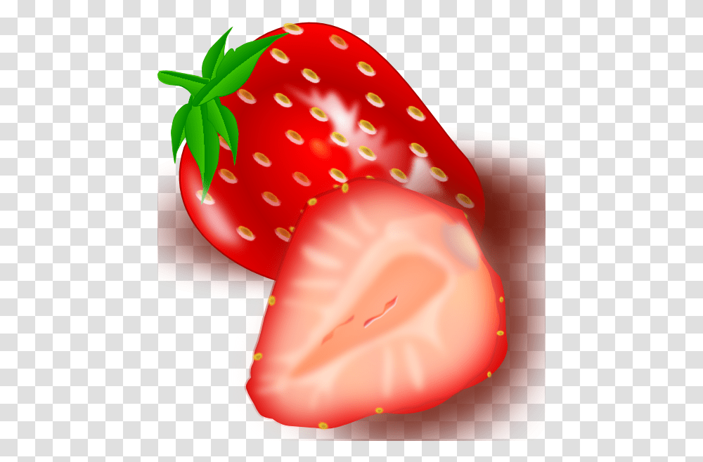 Strawberry Clip Art Free Vector, Plant, Sliced, Fruit, Food Transparent Png