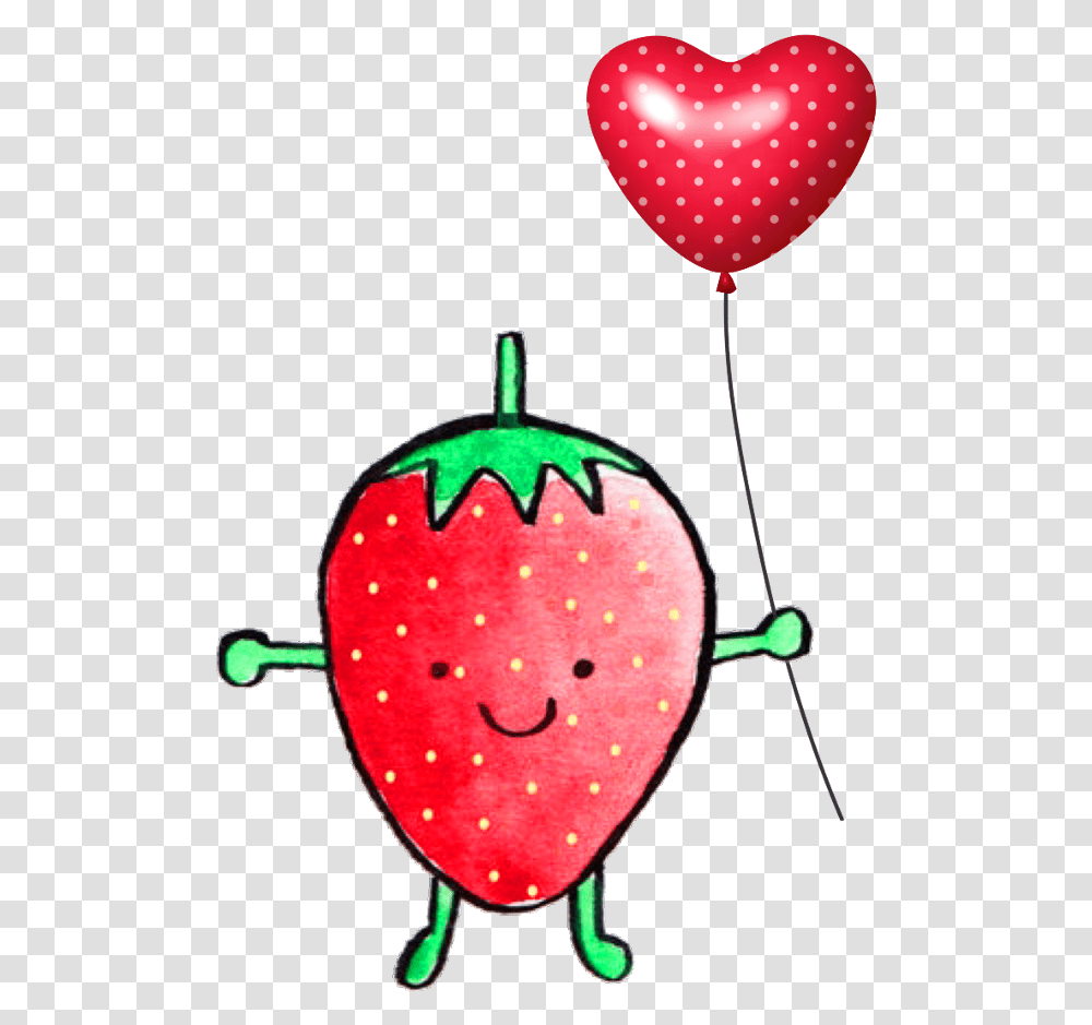 Strawberry Clipart Balloon, Plant, Lamp, Fruit, Food Transparent Png