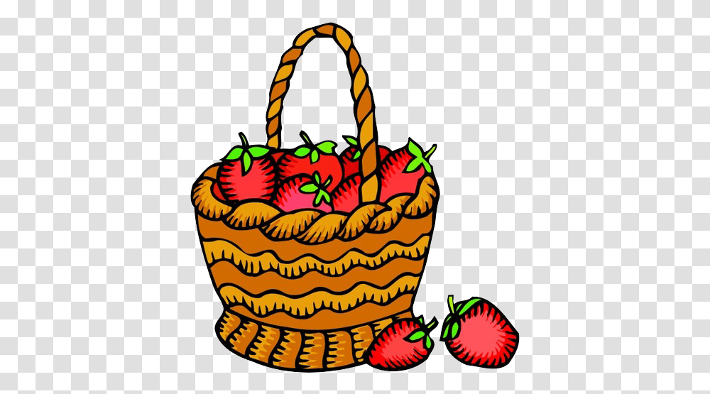 Strawberry Clipart Strawberry Basket, Shopping Basket Transparent Png