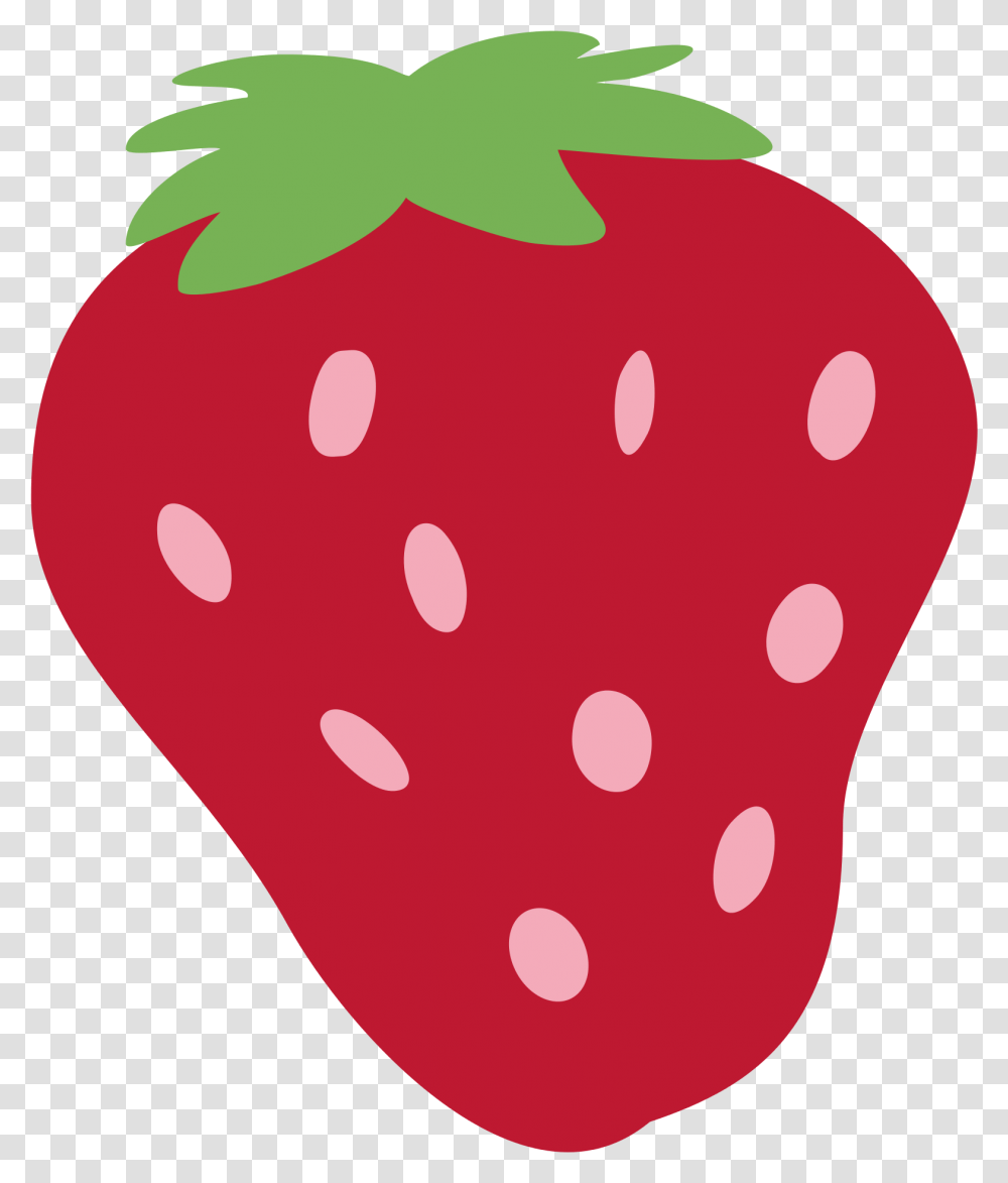 Strawberry Clipart Svg Strawberry Emoji Twitter, Fruit, Plant, Food, Texture Transparent Png