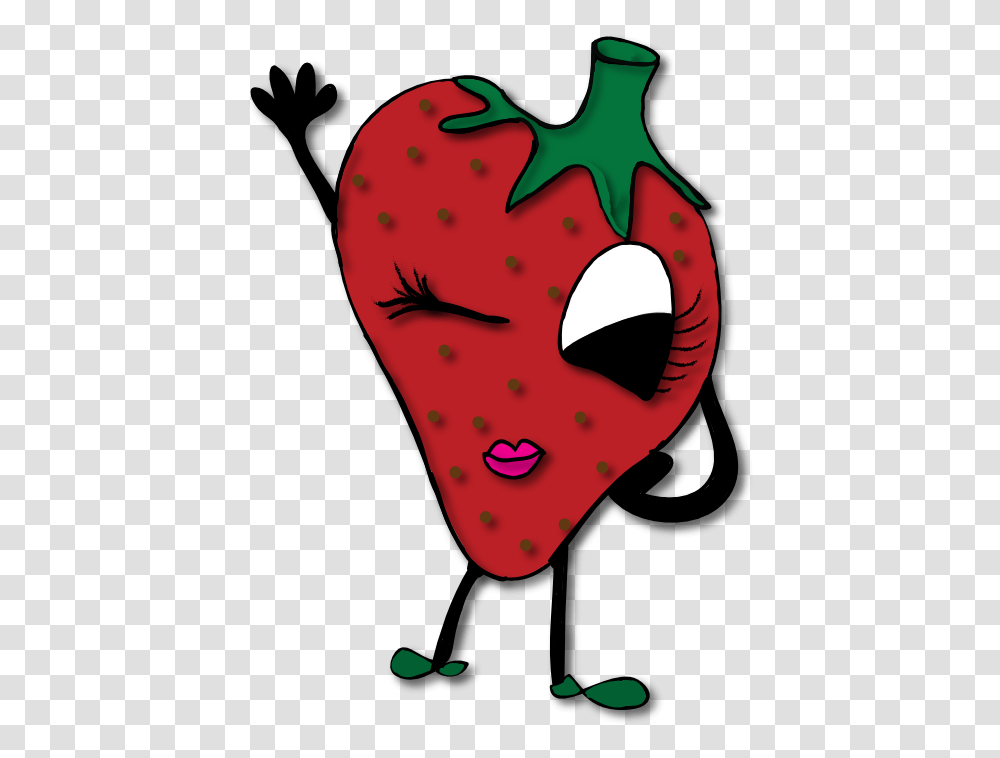 Strawberry Cliparts, Heart, Plant, Food, Mask Transparent Png