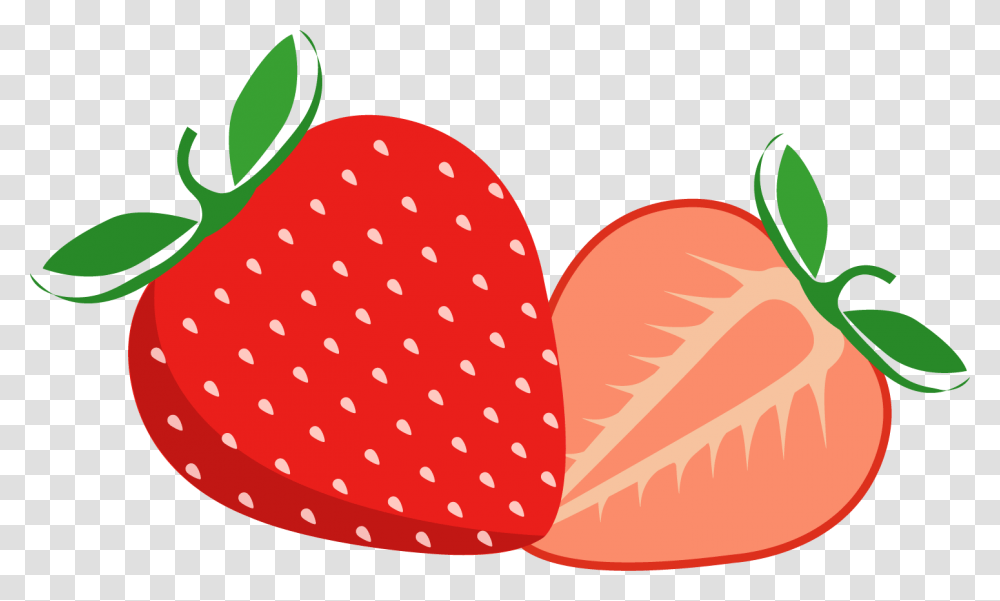 Strawberry Detailed Draw Strawberry Clipart Background, Fruit, Plant, Food Transparent Png