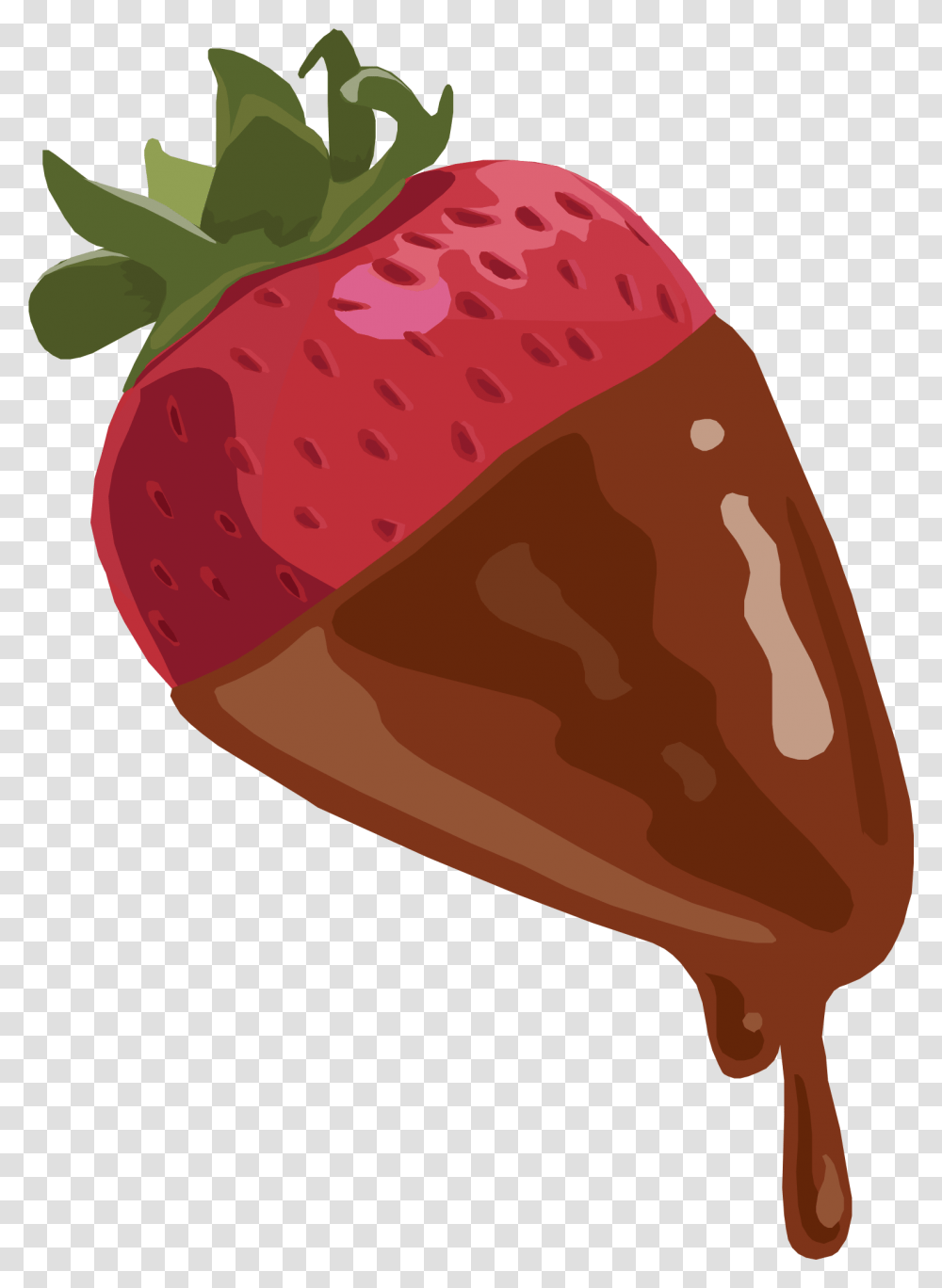 Strawberry Dipped In Chocolate Icons, Plant, Food, Vegetable, Nut Transparent Png
