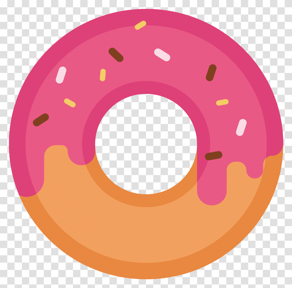 Strawberry Donut Download Donut Drawing, Pastry, Dessert, Food, Icing Transparent Png
