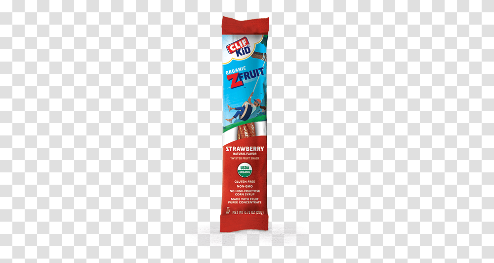 Strawberry Flavor Packaging Clif Kid Zfruit, Flyer, Poster, Paper, Advertisement Transparent Png