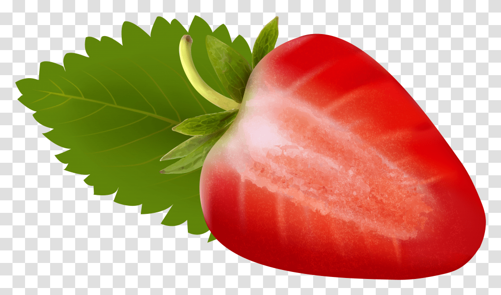 Strawberry Free Clip Art Image Gallery Yopriceville Strawberry Slice Clipart Transparent Png