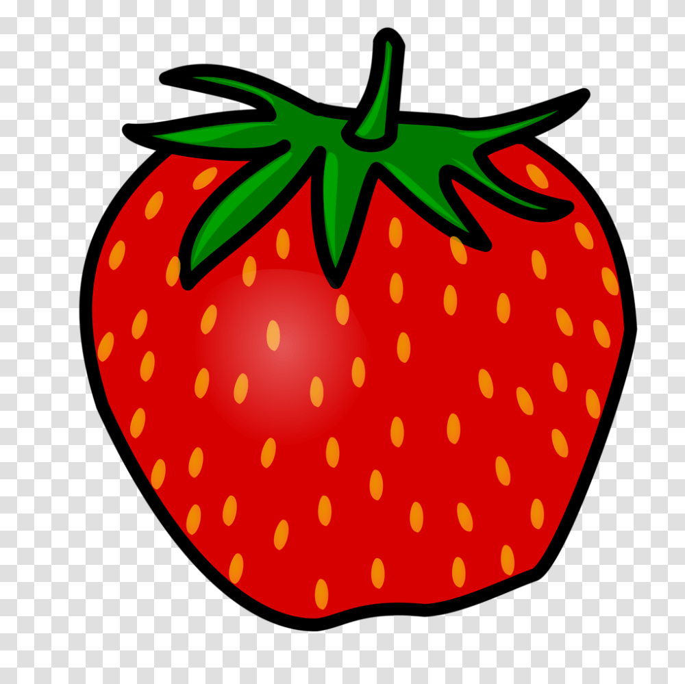 Strawberry Free Stock Photo Illustration Of A Strawberry, Fruit, Plant, Food, Birthday Cake Transparent Png