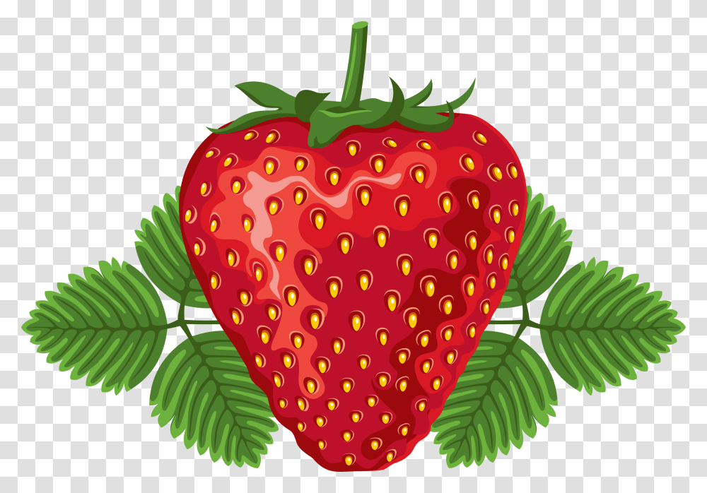 Strawberry, Fruit, Plant, Food, Birthday Cake Transparent Png