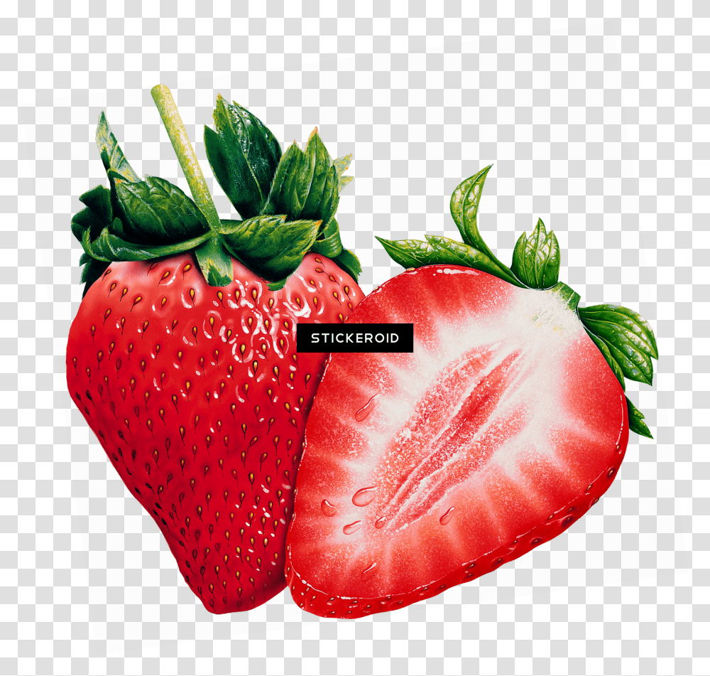 Strawberry, Fruit, Plant, Food, Rose Transparent Png